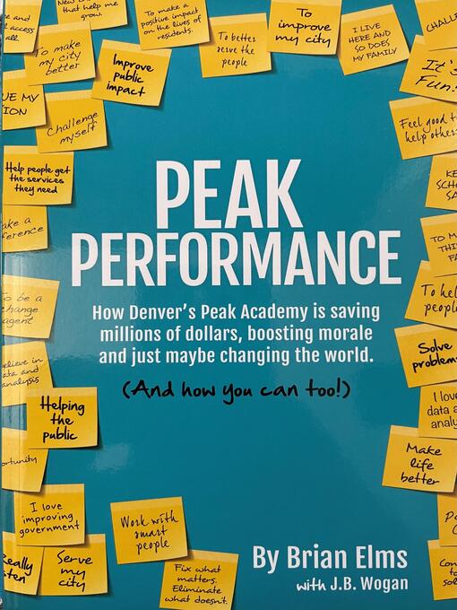 Title details for Peak Performance by Brian Elms - Available